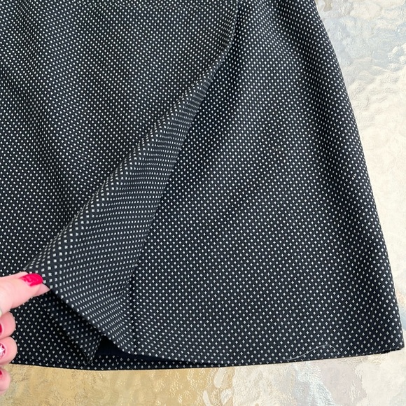 NWOT Holt Renfrew Wool Blend Fitted Blazer & Skirt Set Black with Grey Pattern - Picture 12 of 16